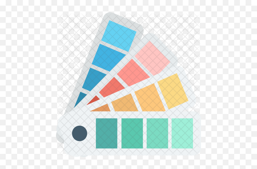 Paint Swatch Icon Of Flat Style - Triangle Png,Paint Swatch Png