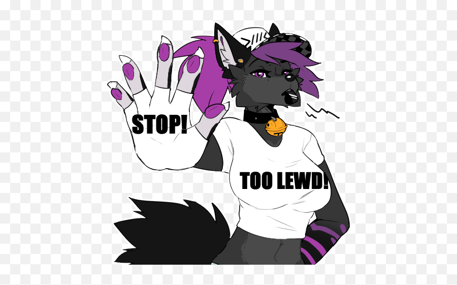 Stop Too Lewd By Cocoline - Fur Affinity Dot Net Fictional Character Png,Lewd Png