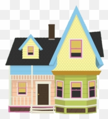 Freetoedithouse Home Colorful Drawing Fanart Pixar - Printable Up House Png,Small House Png