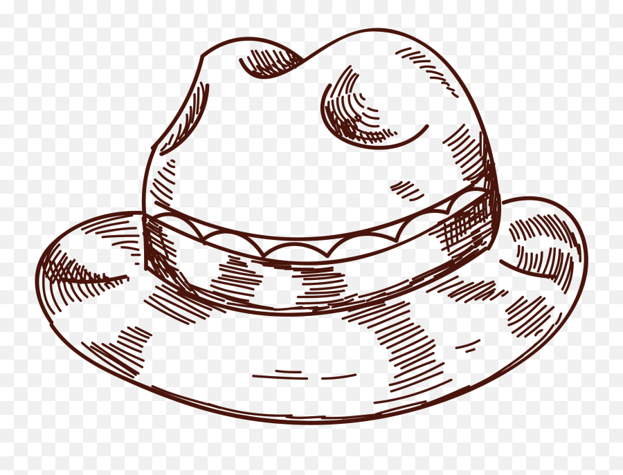 Download Straw Hat Clipart Draw Free Png - Chapeu De Palha Png,Hat Clipart Png