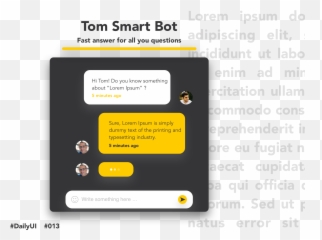 Direct Messaging Chat Bot By Dima Neskorodiev - Vertical png