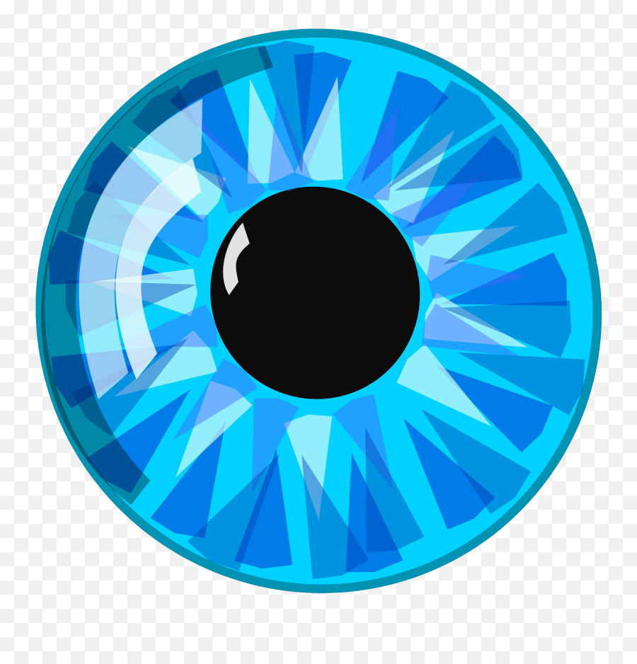 Blue Vector Eye Png Svg Clip Art For - Blue Eye Clipart,Creepy Eyes Png