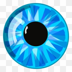 Blue Vector Eye Png Svg Clip Art For - Clipart
