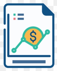 Sales Icon Of Colored Outline Style - Analysis Png