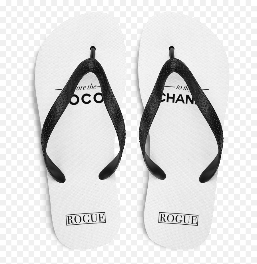 You Are The Coco To My Chanel Limited Edition Flip Flops Png Logo