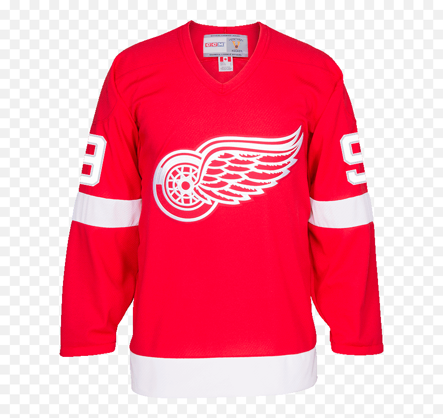 Ccm Detroit Red Wings Gordie Howe Premier Jerseypurchase - Detroit Red Wings Jersey Png,Detroit Red Wings Logo Png