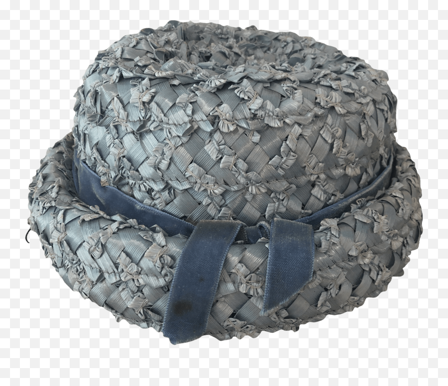 Baby Blue Straw Hat - Solid Png,Straw Hat Transparent