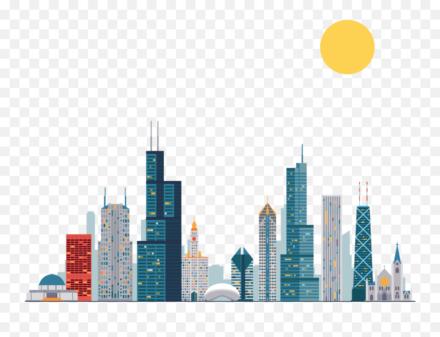 Local Seo And Marketing In Chicago - Transparent Building Vector Png,Chicago Png