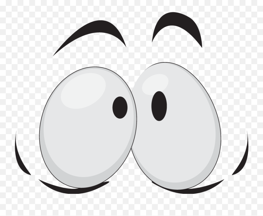 Eyeball Clipart Surprised Eye - Shocked Eyes Cartoon Png,Eye Transparent