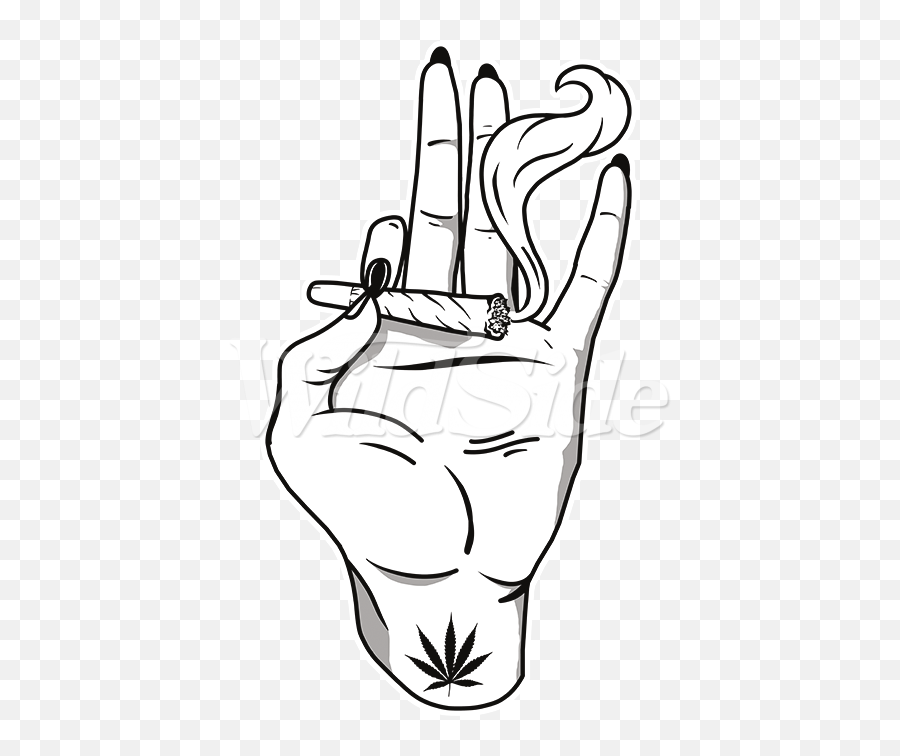 Weed Joint Png - Sign Language,Marijuana Joint Png