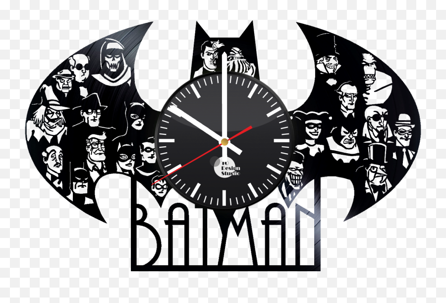 Batman Arkham Knight Handmade Vinyl Record Wall Clock Fan Gift - Arkham Knight Png,Arkham Knight Png
