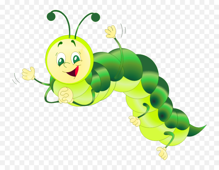 Butterfly The Very Hungry Caterpillar - Transparent Background Caterpillar Clipart Png,Caterpillar Transparent Background
