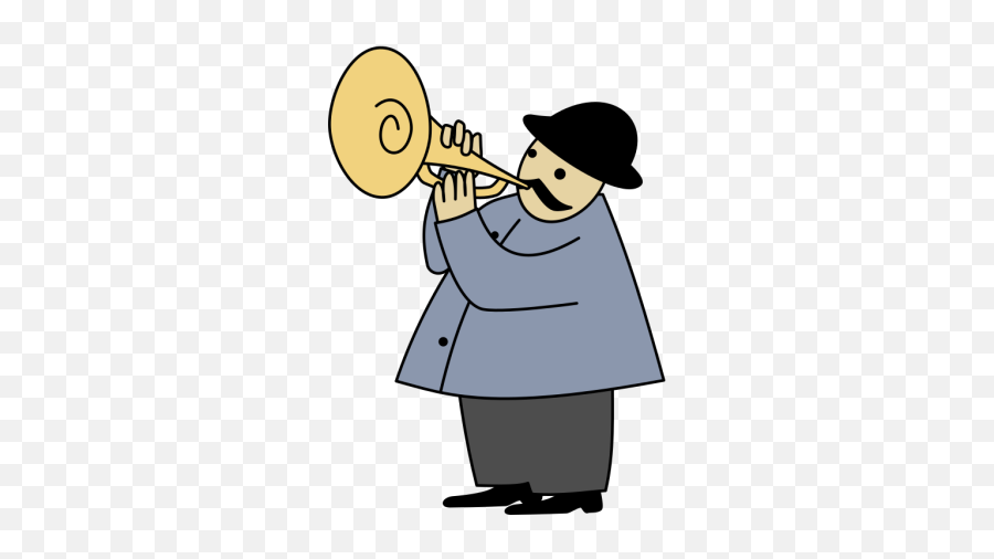 Trumpet Png Images Icon Cliparts - Download Clip Art Png Dibujo De Un Trompetista,Trumpet Icon