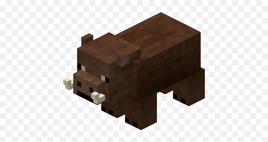 Wild Boar - Minecraft Boar Png,Minecraft Pig Png