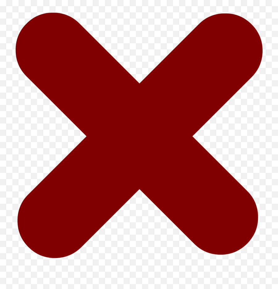 Build A Bed U2013 Its Not Trash - Red X Clipart Png,X Sign Icon