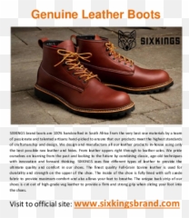 Doc Handmade Leather Boots - Lace Up png