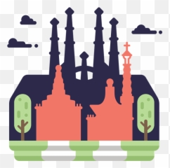 Spanish Lessons Online With Skype Course - Guell Park Drawing png