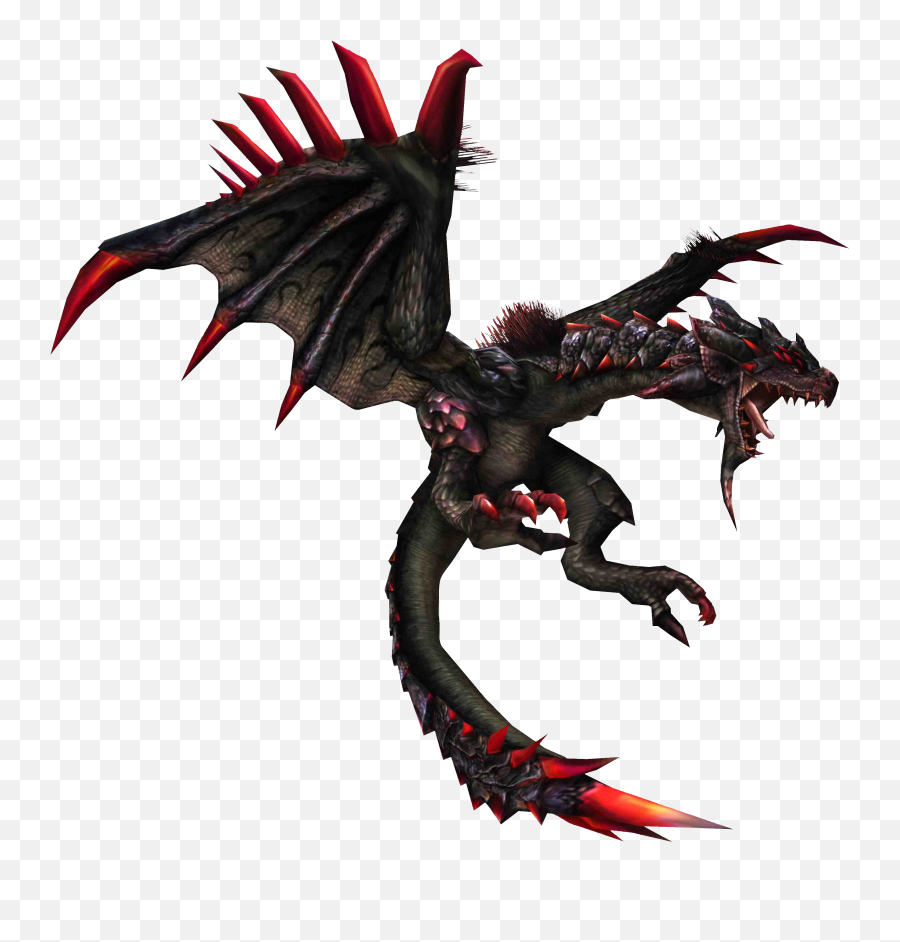 Download Realistic Dragon Png - Monster Hunter Black Unknown Mh,Dragon Png Transparent
