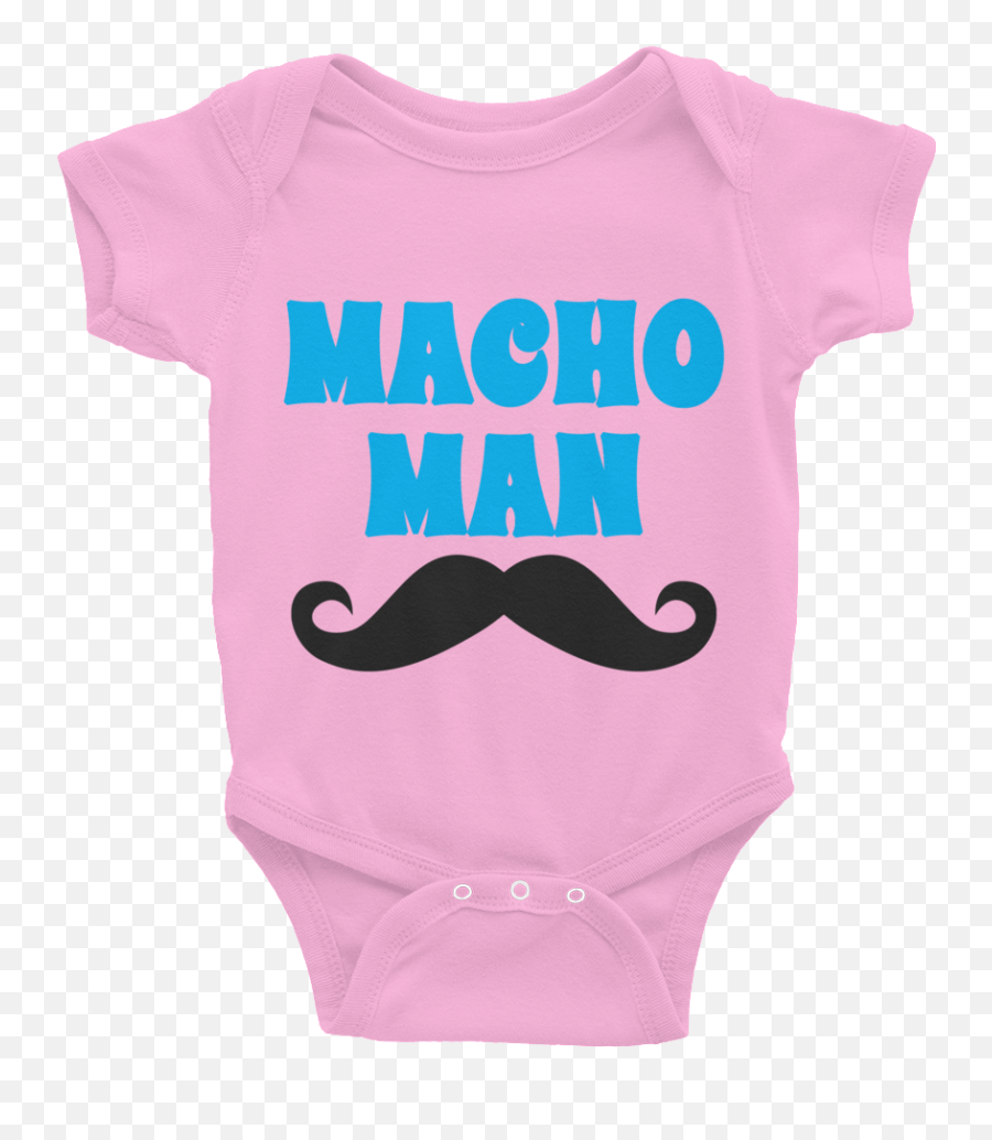 Macho Man Onesie - Moustache Png,Macho Man Png