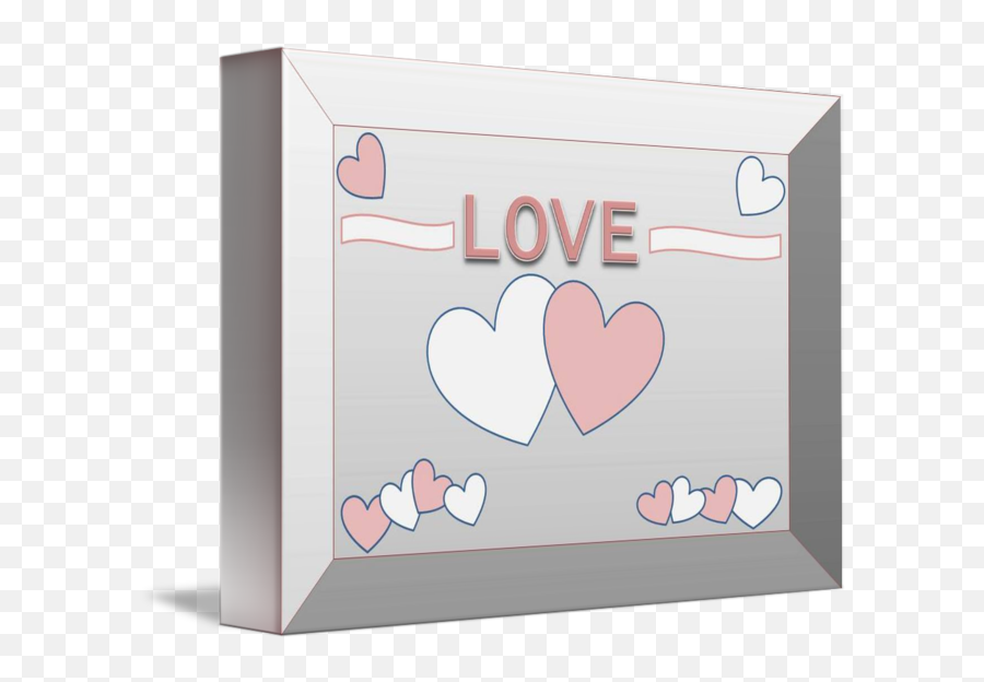 Love Hearts By Art April Png White Heart Transparent Background