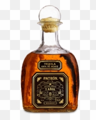 Añejo 7 Años Aged Tequila Patrón - Patron Extra Anejo 7 Anos Png,Tequila Bottle Png