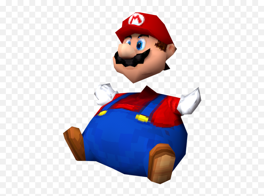 Ds Dsi - Mario 64 Model Png,Mario Head Png