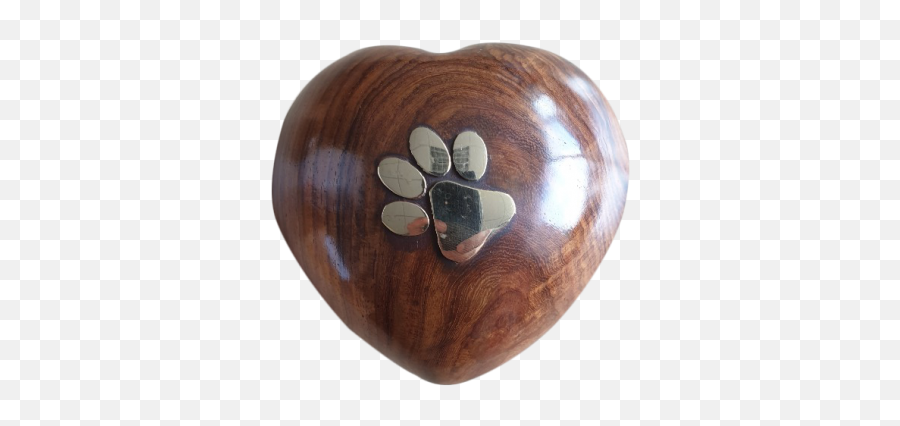 Woodbury Heart Paw Cremation Ashes Keepsake Urn - Heart Png,Ashes Png