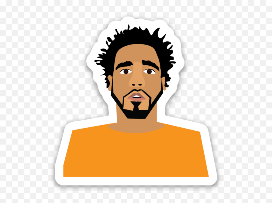 J Cole Clipart - Full Size Clipart 2549021 Pinclipart Cartoon J Cole Png,Drake Face Png