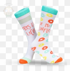 Leche U0026 Conflei - Monkey 23 Fashion Myfunkysock Sock Png,Leche Png