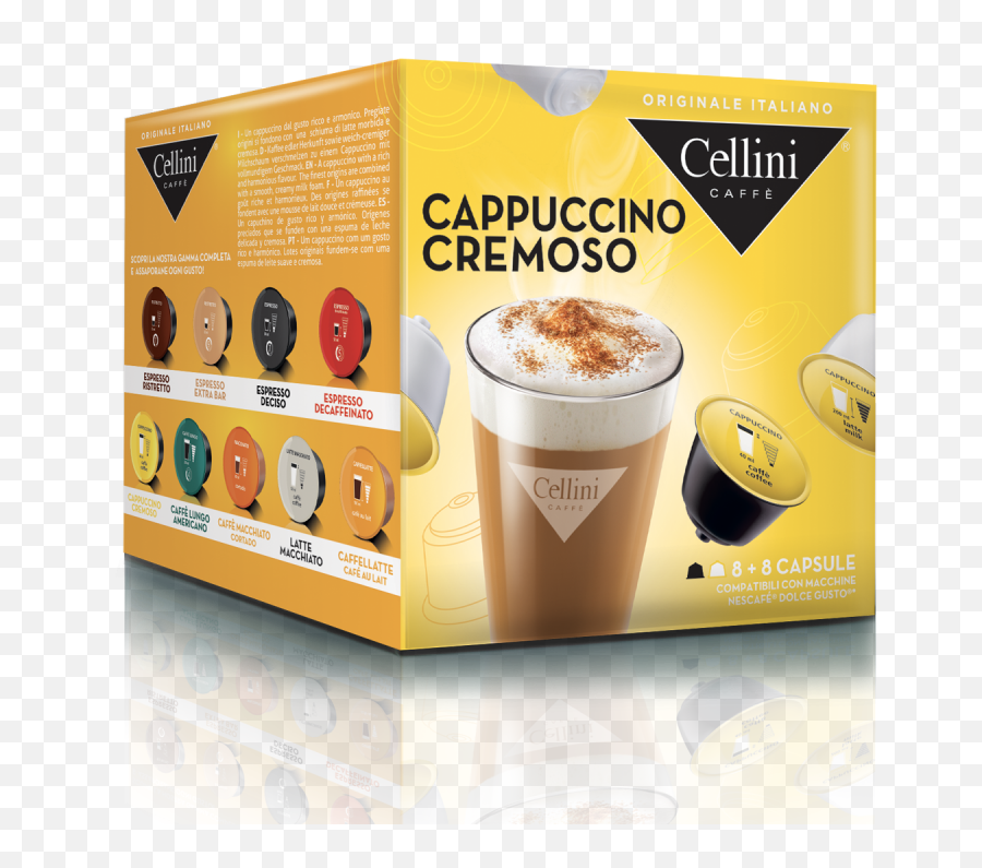 Cappuccino Cremoso Nescafè Dolce Gusto - Cellini Caffe Png,Dolce & Gabbana Logo