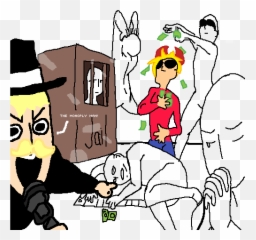 Pixilart - Monopoly To The Max By Idocollabsxd Cartoon Png,Monopoly Man Png