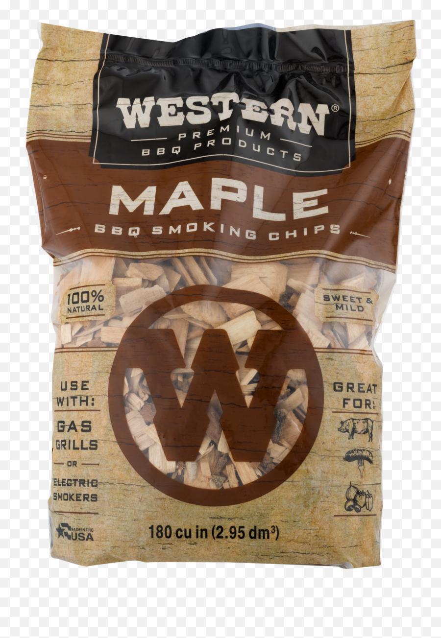 Western Premium Bbq Products Maple Smoking Chips 180 Cu In - Walmartcom Hickory Bbq Smoking Chips Png,Coffee Smoke Png