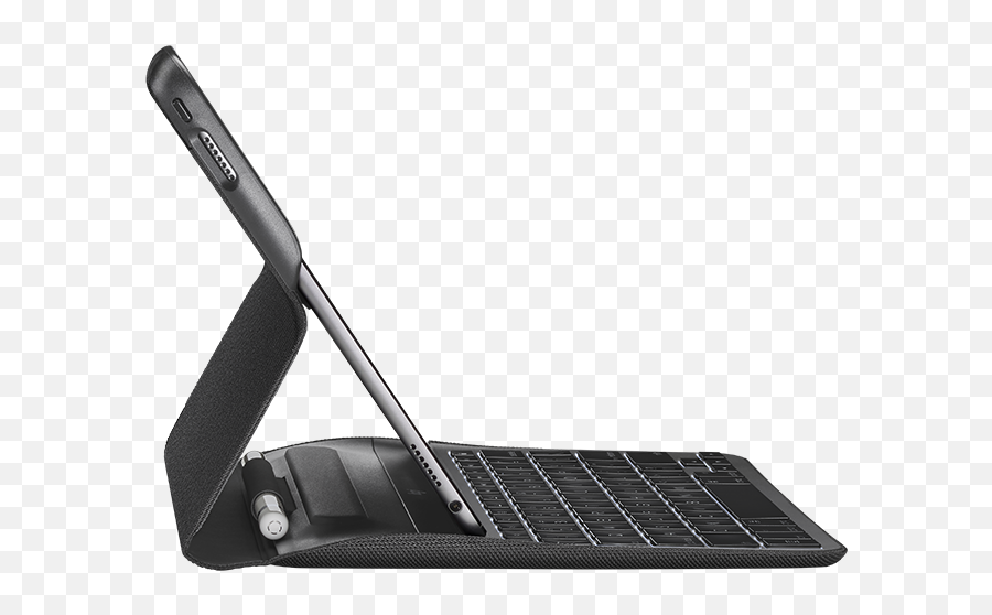Logitech Create Ipad Keyboard Case With Apple Pencil Holder - Logitech Backlit Keyboard Case With Smart Connector Png,Ipad Transparent