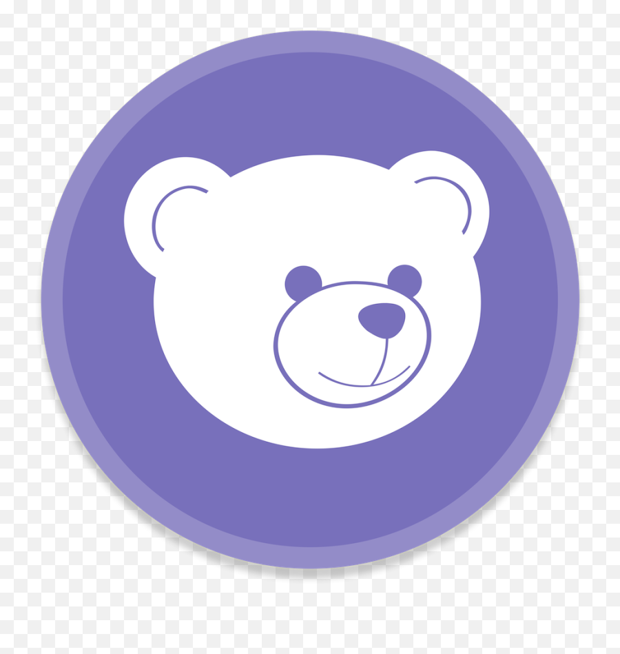 Download Tunnel Bear Icon - Discord Logo Png Transparent Purple Teddy Bear Circle,Discord Icon Png