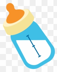 Baby Milk Bottle Png - Baby Bottle Clipart Png,Baby Bottle Png
