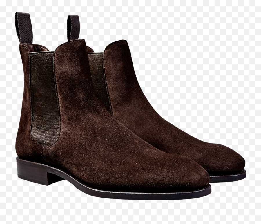 Dark Brown Suede Simpson Chelsea Boots Png Boot Transparent