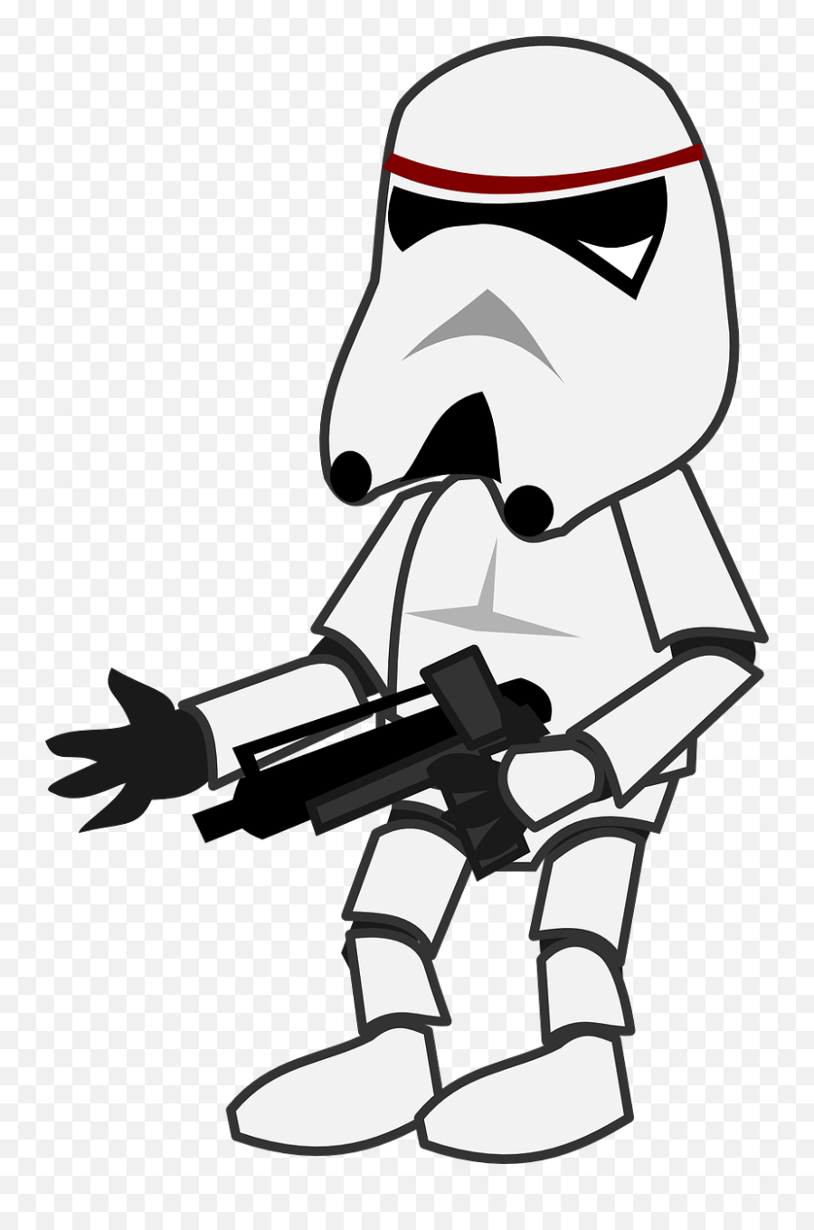 Star Wars Storm Trooper Character - Clip Art Characters Png,Star Wars Logo Vector