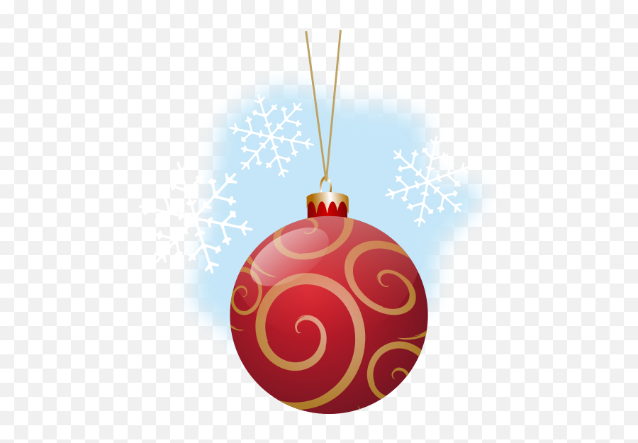 Christmas Ball Free Svg - Hanging Ornament Clip Art Png,Christmas Ball Png