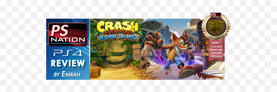 Review Crash Bandicoot N Sane Trilogy Ps4 U2013 Playstation - Banner De Dragon Ball Ps4 Png,Crash Bandicoot Png