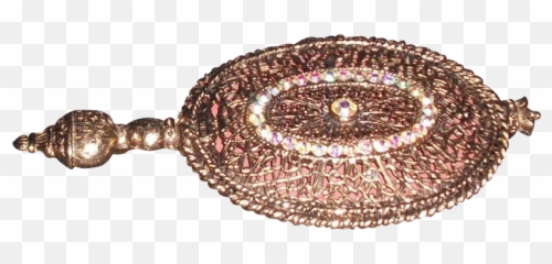 Download Small Hand Mirror By Battani 40 - Choker Full Crystal Png,Hand Mirror Png