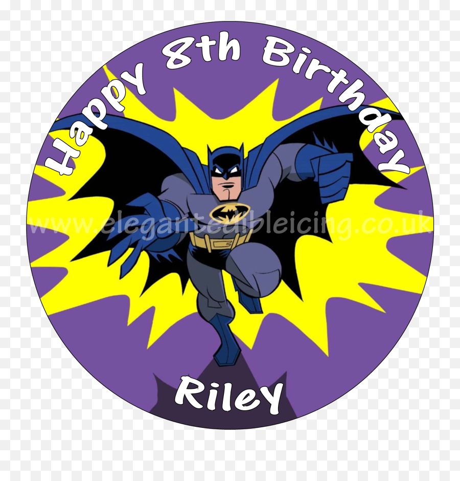 Collections Of Batman Cake Toppers Birthdays - Batman Png,Printable Superman Logos