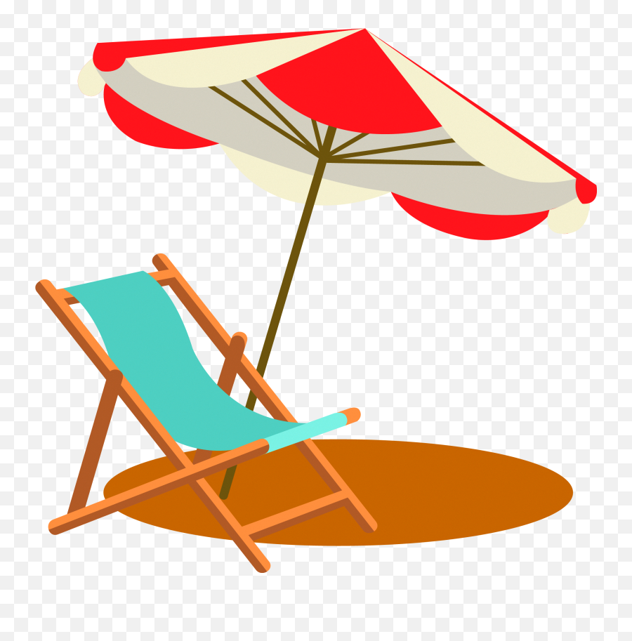 Vector Verano Sombrilla De Playa Png - Beach Chair Cartoon Png,Playa Png