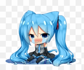 Girl Crying Png - Sad Chibi Hatsune Miku,Miku Transparent