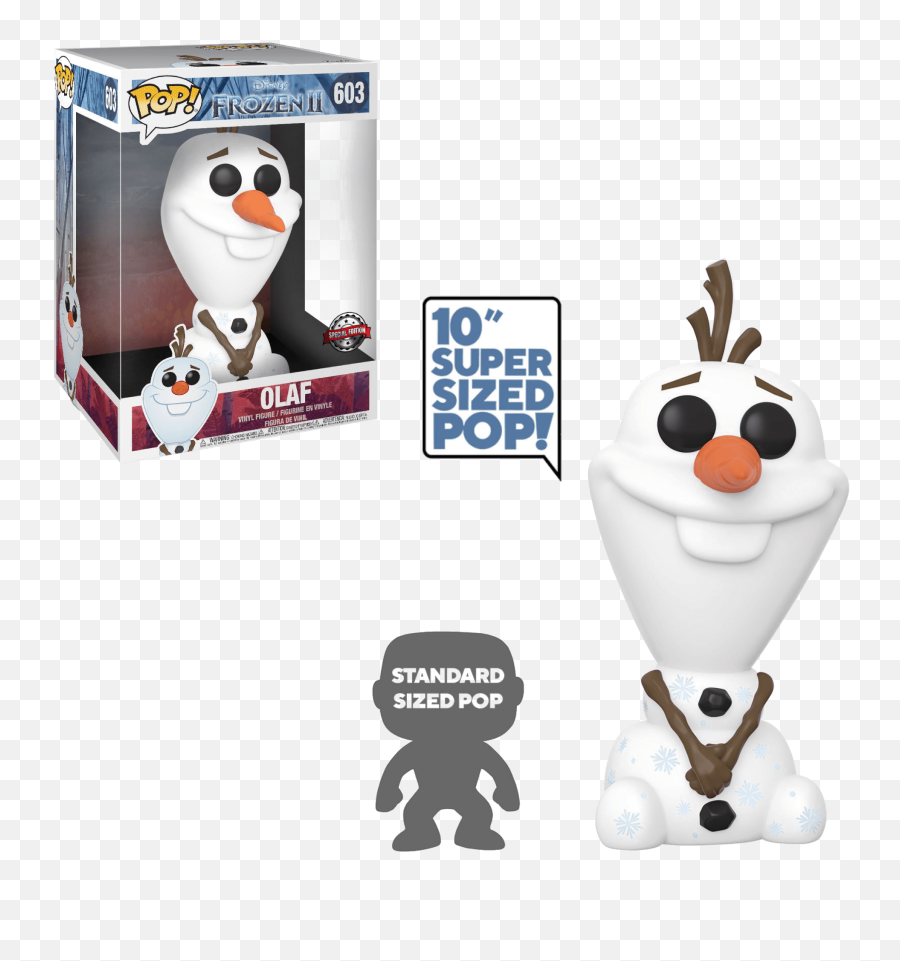 Pop Disney - Frozen 2 603 Olaf 10 Super Sized Funko Pop Voldemort 10 Png,Olaf Transparent