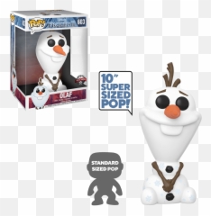 Pop Disney - Frozen 2 603 Olaf 10 Super Sized Funko Pop Voldemort 10 Png,Olaf Transparent