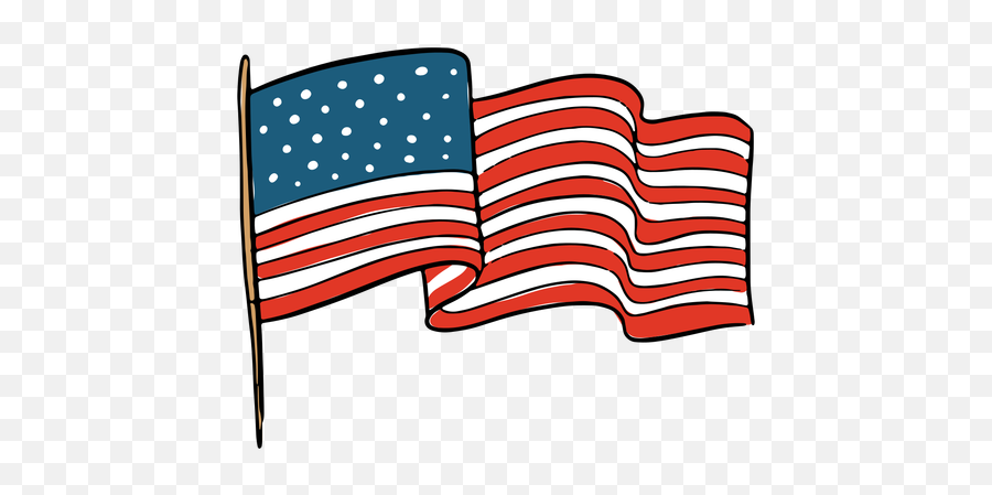 Waving American Flag - Transparent Png U0026 Svg Vector File Bandeira Americana,U.s. Flag Png