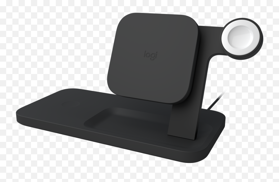 Powered 3 - In1 Dock Logitech 3 In 1 Wireless Charger Png,Airpods Png
