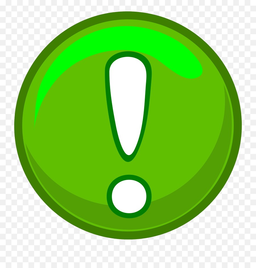 Green Alert Icon Clip Art Png - Alert Icon Green Png,Alert Png