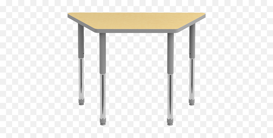 Trapezoid Shape Table Design Classroom - Trapezoid School Table Transparent Png,Trapezoid Png