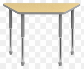 Trapezoid Shape Table Design Classroom - Trapezoid School Table Transparent Png,Trapezoid Png